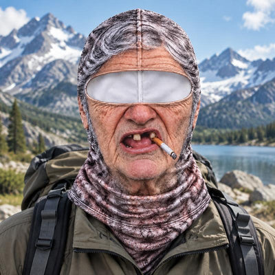 Grandpa Face Ski Mask