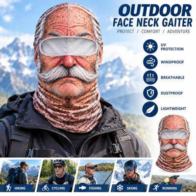 Grandpa Face Ski Mask