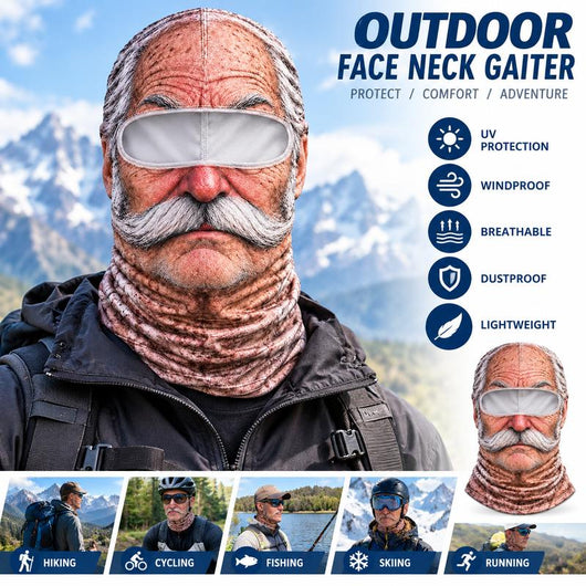 Grandpa Face Ski Mask